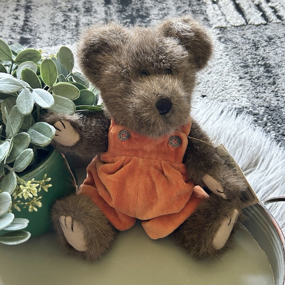 Boyds Bear 10" in  Autumn Fallsbeary Plush Bear 91745 NWT Vintage Retired